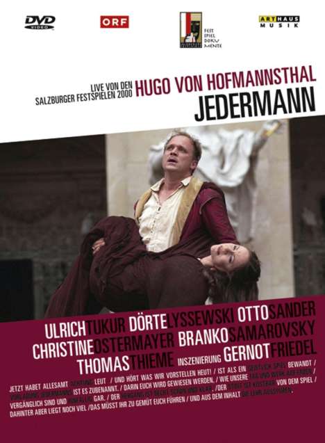Jedermann (Salzburg 2000), DVD