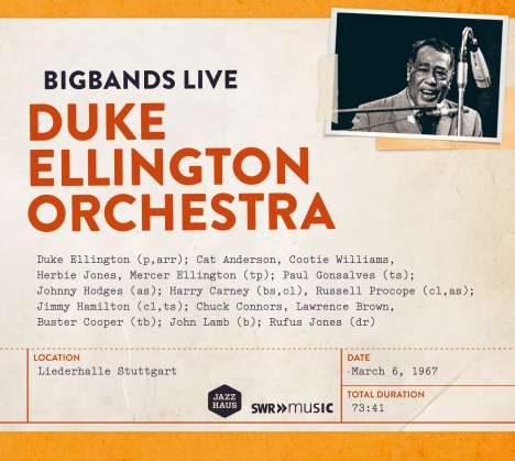 Duke Ellington (1899-1974): Bigbands Live: 1967, CD