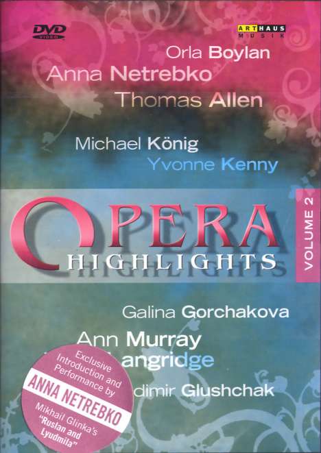 Opera Higlights Vol.2, DVD