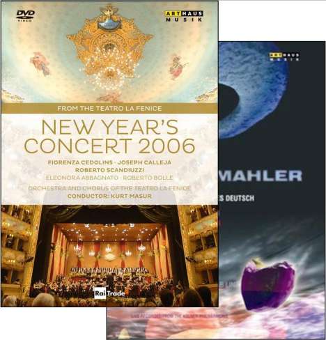 Neujahrskonzert 2006 (Teatro la Fenice) mit Kurt Masur, 2 DVDs