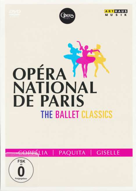 Ballet de l'Opera National de Paris - The Ballet Classics, 3 DVDs