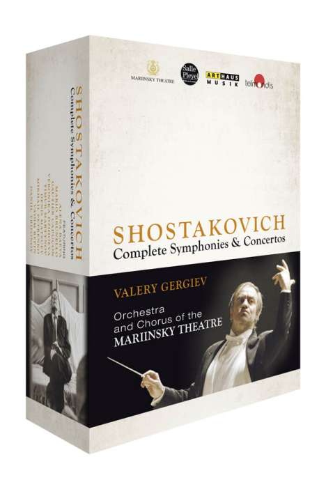 Dmitri Schostakowitsch (1906-1975): Sämtliche Symphonien und Konzerte, 8 DVDs