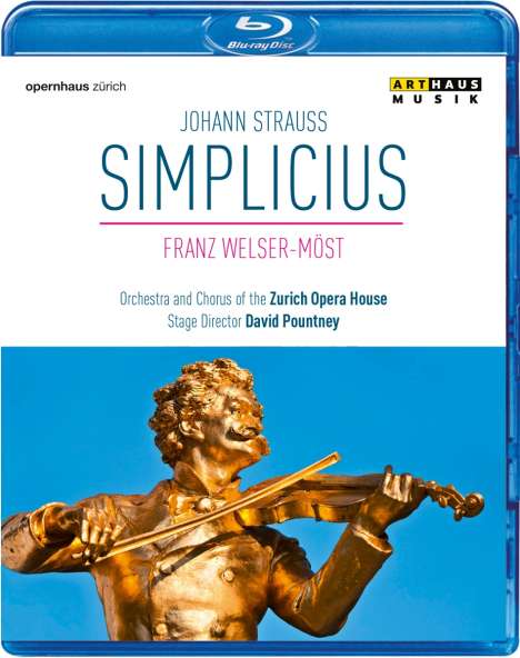 Johann Strauss II (1825-1899): Simplicius, Blu-ray Disc