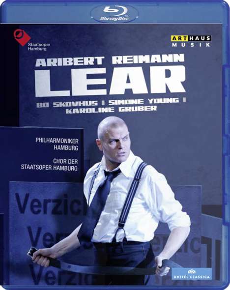 Aribert Reimann (geb. 1936): Lear, Blu-ray Disc