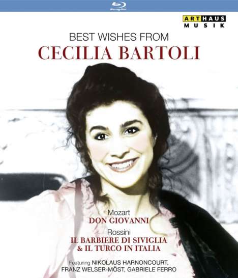Cecilia Bartoli - Best Wishes From Cecilia Bartoli (3 Opern-Gesamtaufnahmen), 3 Blu-ray Discs