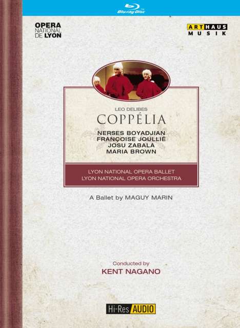 Lyon Opera Ballet: Coppelia (Delibes), Blu-ray Disc