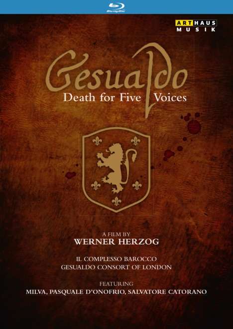Carlo Gesualdo von Venosa (1566-1613): Gesualdo - Death for Five Voices (Dokumentation), Blu-ray Disc