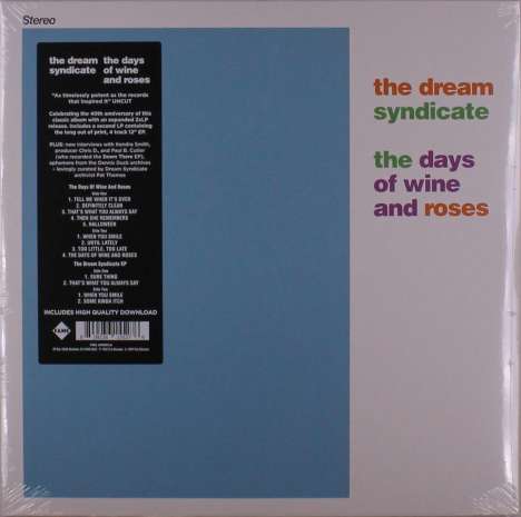 The Dream Syndicate: Days Of Wine &amp; Roses, 2 LPs