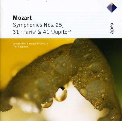 Wolfgang Amadeus Mozart (1756-1791): Symphonien Nr.25,31,41, CD