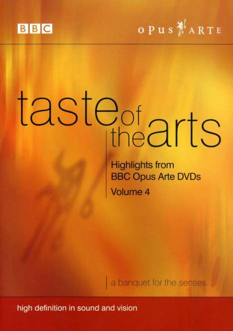 Taste of the Arts Vol.4 (DVD-Sampler), DVD