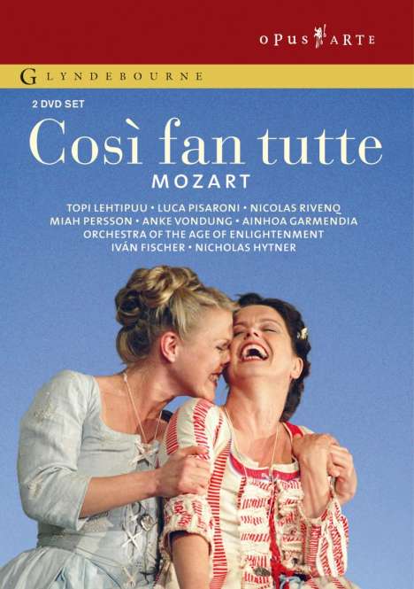 Wolfgang Amadeus Mozart (1756-1791): Cosi fan tutte, 2 DVDs