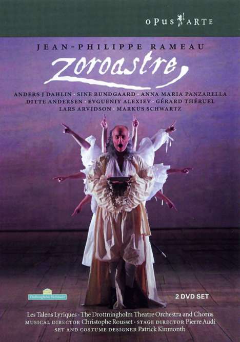 Jean Philippe Rameau (1683-1764): Zoroastre, 2 DVDs