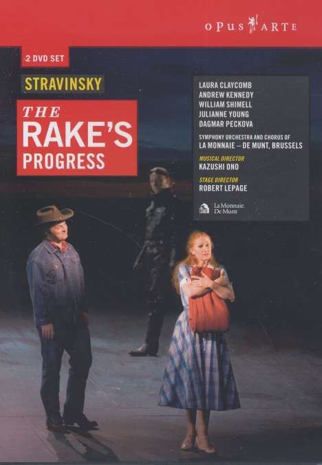 Igor Strawinsky (1882-1971): The Rake's Progress, 2 DVDs