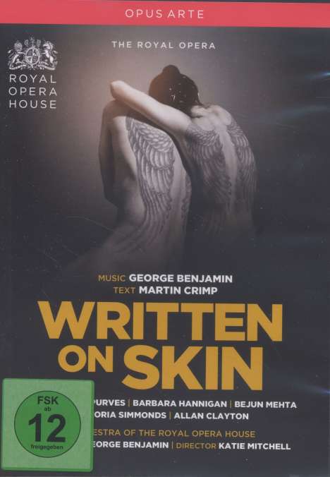 George Benjamin (geb. 1960): Written on Skin, DVD