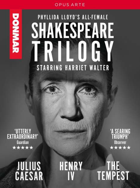Phyllida Lloyd's All Female Shakespeare Trilogy, 3 DVDs
