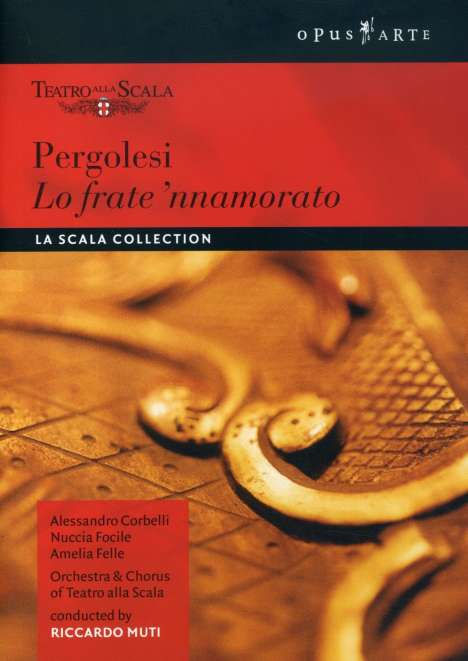 Giovanni Battista Pergolesi (1710-1736): Lo Frate 'nnammurato, DVD