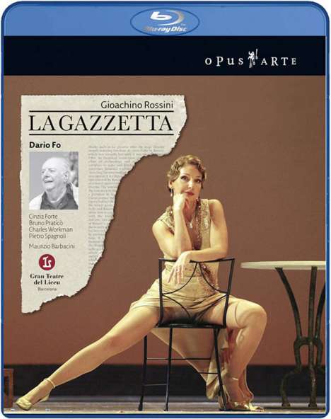 Gioacchino Rossini (1792-1868): La Gazzetta, Blu-ray Disc