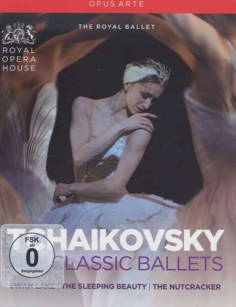 Royal Ballet Covent Garden:Tschaikowsky - The Classic Ballets, 3 Blu-ray Discs