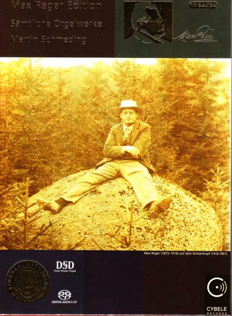 Max Reger (1873-1916): Sämtliche Orgelwerke, 17 Super Audio CDs