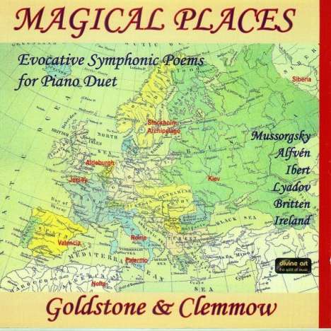 Goldstone &amp; Clemmow - Magical Places (Evocative Symphonic Poems for Piano Duet), CD