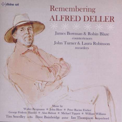 James Bowman &amp; Robin Blaze - Remembering Alfred Deller, CD