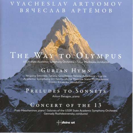 Vyacheslav Artyomov (geb. 1940): Symphonie "The Way to Olympus", CD
