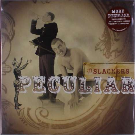 The Slackers: Peculiar (Limited Edition) (Electric Blue Vinyl), 1 LP und 1 Single 7"