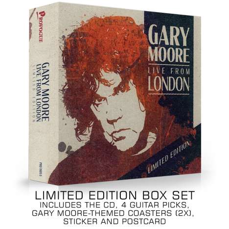 Gary Moore: Live From London (Limited Edition Box Set), 1 CD und 1 Merchandise