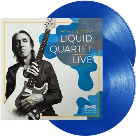 Michael Landau: Liquid Quartet Live (180g) (Limited Edition) (Transparent Blue Vinyl), 2 LPs