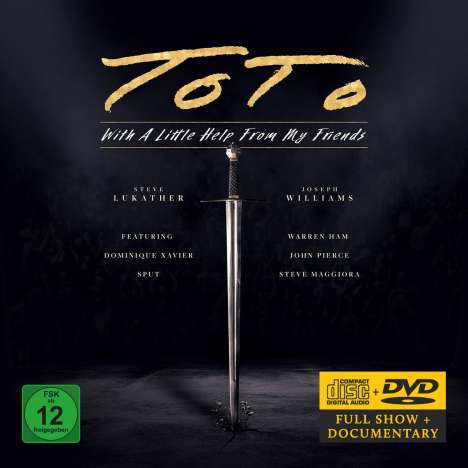 Toto: With A Little Help From My Friends, 1 CD und 1 DVD