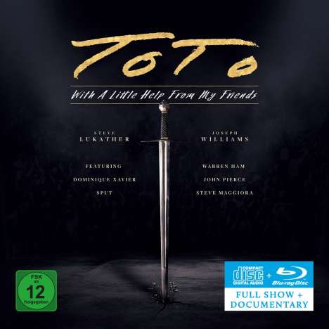 Toto: With A Little Help From My Friends, 1 CD und 1 Blu-ray Disc