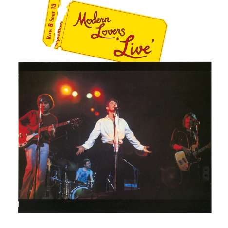 Jonathan Richman &amp; The Modern Lovers: Modern Lovers 'Live', LP