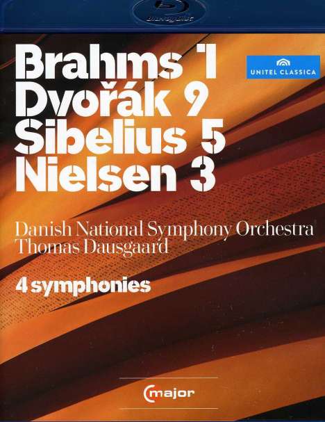 Danish National SO - 4 Symphonies, Blu-ray Disc