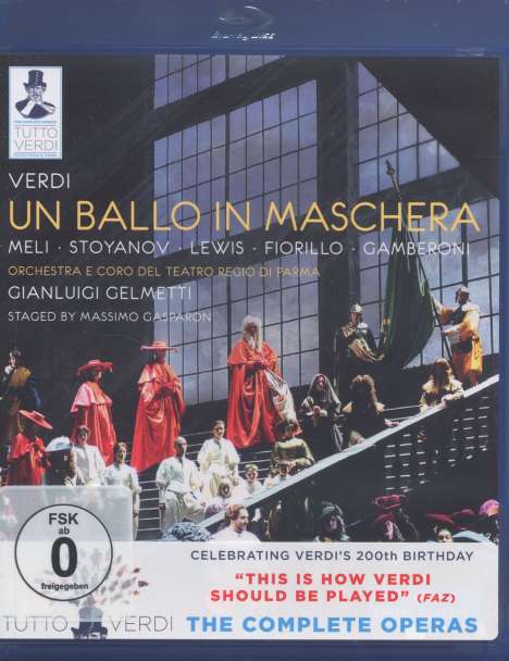 Giuseppe Verdi (1813-1901): Tutto Verdi Vol.21: Un Ballo In Maschera (Blu-ray), Blu-ray Disc