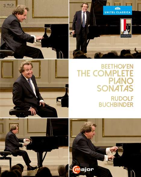 Ludwig van Beethoven (1770-1827): Klaviersonaten Nr.1-32 (Mitschnitte von den Salzburger Festspielen 2014), 3 Blu-ray Discs