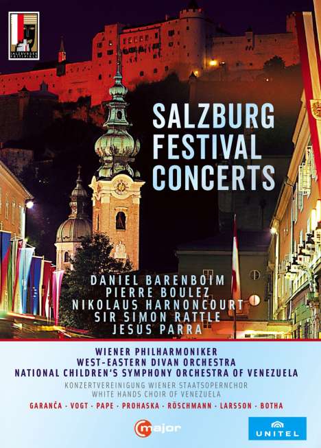 Salzburger Festspiele - Konzerte 2007-2013, 6 DVDs