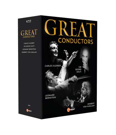 Great Conductors (Dokumentationen von Georg Wübbelt), 4 Blu-ray Discs