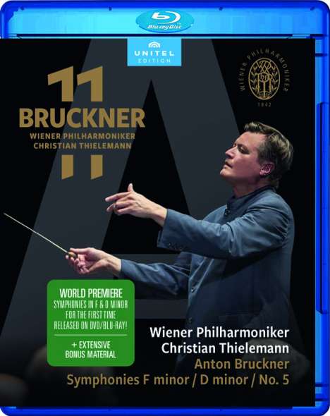 Anton Bruckner (1824-1896): Bruckner 11-Edition Vol.1 (Christian Thielemann &amp; Wiener Philharmoniker), Blu-ray Disc