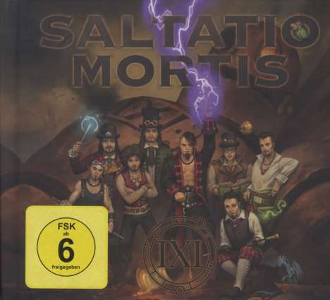 Saltatio Mortis: Das schwarze Einmaleins (Limited Edition), 1 CD und 1 DVD