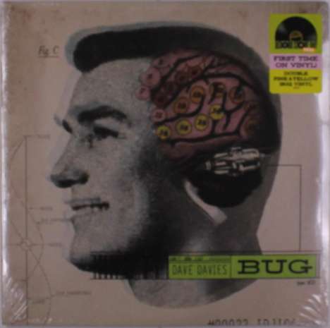 Dave Davies: Bug (180g) (Pink &amp; Yellow Vinyl), 2 LPs