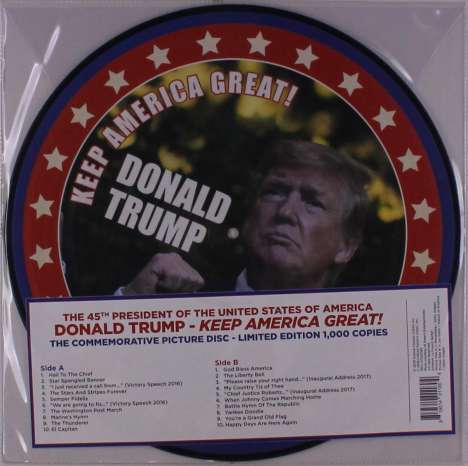 Donald Trump: Keep America Great! (Limited Edition) (Picture Disc), LP
