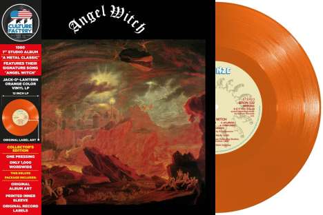 Angel Witch: Angel Witch (Limited Edition) (Orange Vinyl), LP