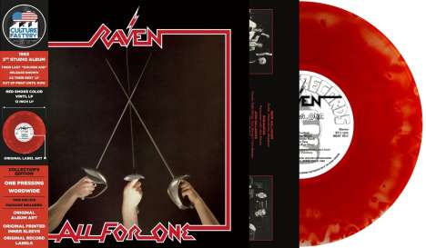 Raven: All For One (Red Smoke Vinyl), LP