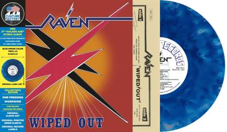 Raven: Wiped Out (Deluxe Edition) (Orange &amp; Blue Smoke Vinyl), LP