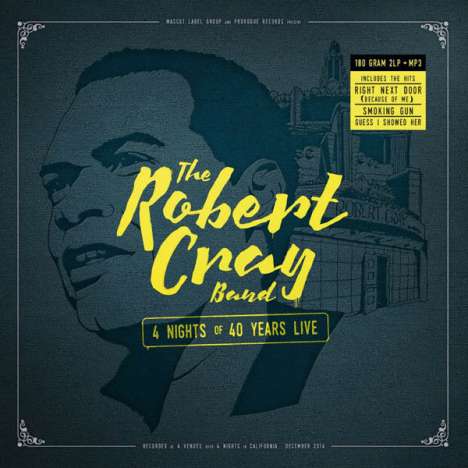 Robert Cray: 4 Nights Of 40 Years Live, 2 CDs und 1 DVD