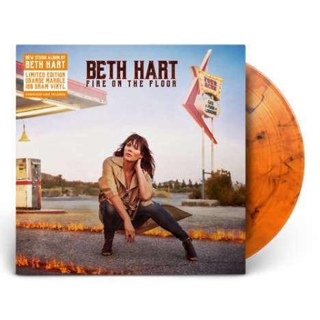 Beth Hart: Fire On The Floor (180g) (Limited Edition) (Orange Marbled Vinyl), LP