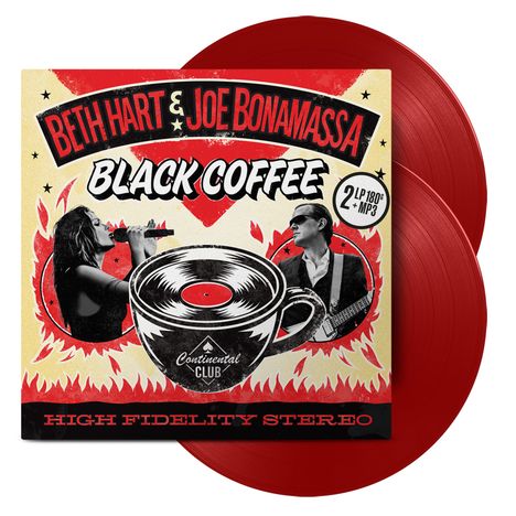 Beth Hart &amp; Joe Bonamassa: Black Coffee (180g) (Limited Edition) (Red Vinyl), 2 LPs