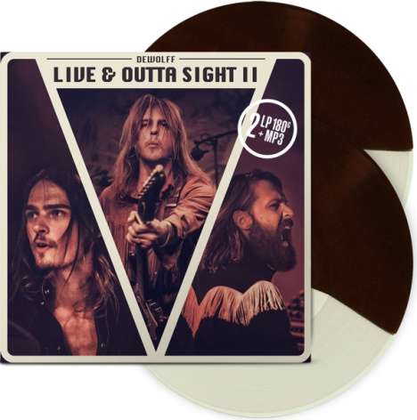 DeWolff: Live &amp; Outta Sight II (180g) (Limited Edition) (Brown Cream Split Vinyl), 2 LPs