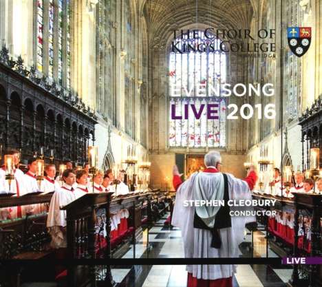 King's College Choir - Evensong Live 2016, CD