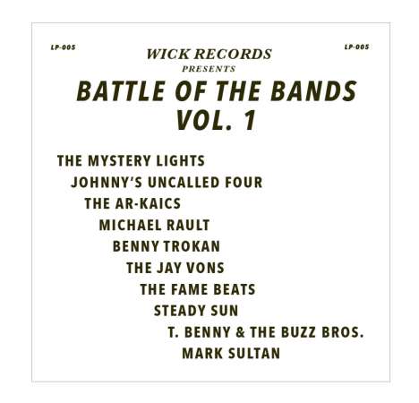 Wick Records Presents: Battle Of The Bands, Vol 1., LP